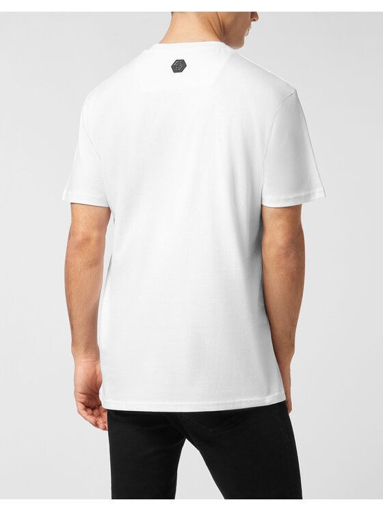 PHILIPP PLEIN PHILIPP PLEIN T-Shirt 27065 Biały Regular Fit