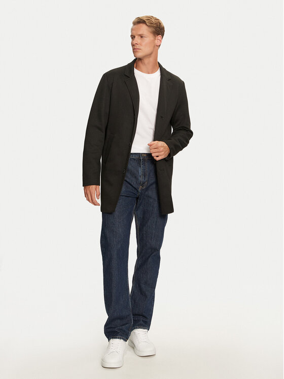 Jack&Jones Jack&Jones Kevad-sügis mantel 12259805 Must Regular Fit