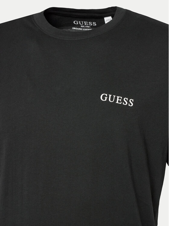 Guess Guess Súprava tričiek U4YG52 KCAM1 Čierna Regular Fit