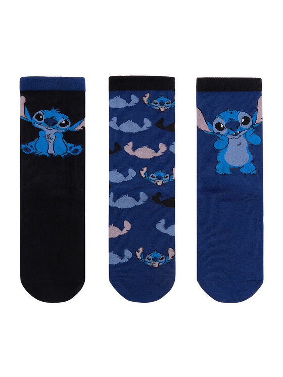 Disney Classics Disney Classics Дълги чорапи CEO-ACCCS-AW25-219DCLS(3-PACK) Черен