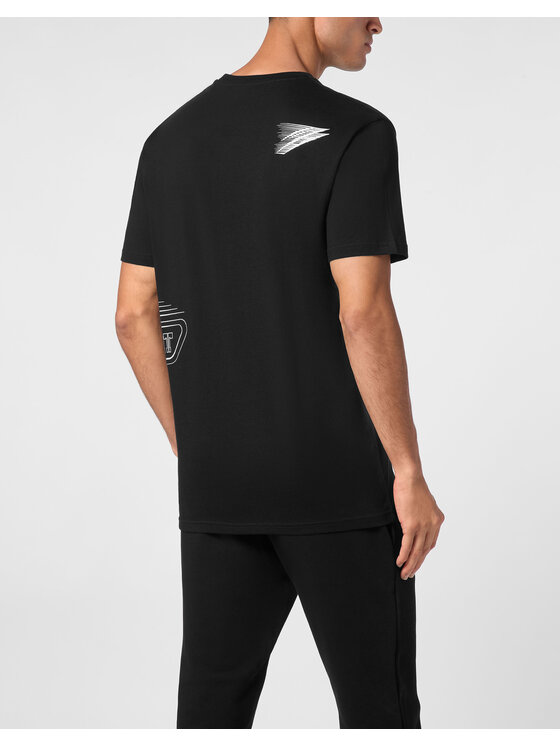 Plein Sport Plein Sport T-Shirt 19537 Czarny Regular Fit