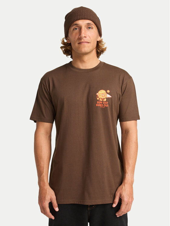 Billabong Billabong Marškinėliai Gimmicks EBYZT00363 Ruda Regular Fit