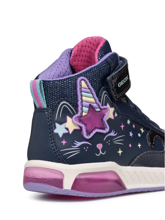 Geox Geox Sneakersy J Inek Girl J46ASB 0BCKC C4243 D Tmavomodrá