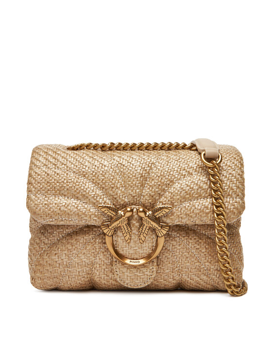 Geantă PINKO Love Puff Mini PE 25 PLTT 100039 A2C8 Bej