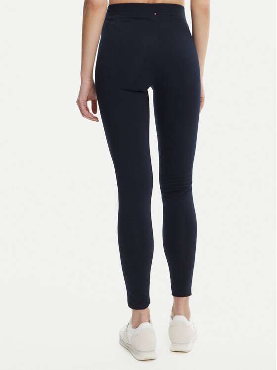 Tommy Hilfiger Tommy Hilfiger Colanți UW0UW05893 Bleumarin Slim Fit