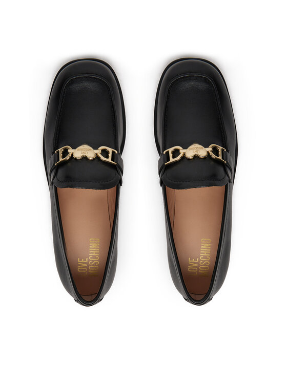 LOVE MOSCHINO LOVE MOSCHINO Loafersy JA10012G1MIA0000 Czarny