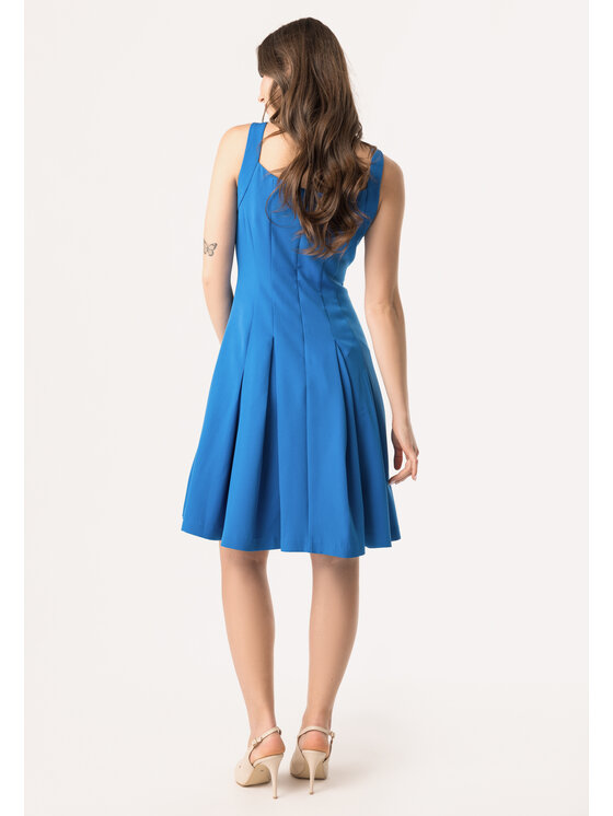QUIOSQUE QUIOSQUE Každodenné šaty BANAN DRESS Modrá Regular Fit