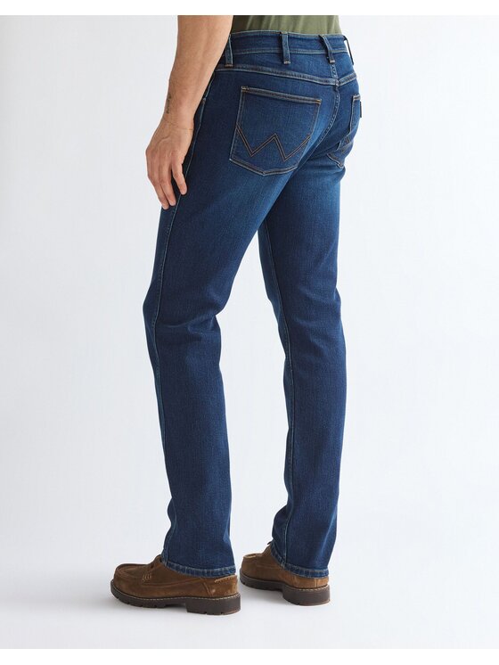 Wrangler Wrangler Jeansy GREENSBORO Niebieski Straight Leg