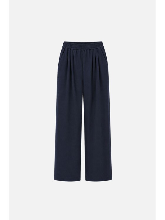 PINKO PINKO Spodnie materiałowe Ramona Pantalone Granatowy Wide Leg