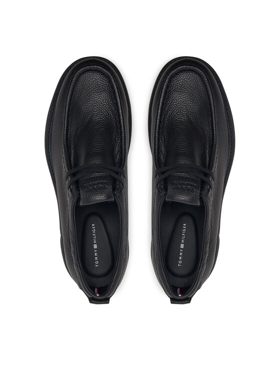Tommy Hilfiger Tommy Hilfiger Félcipő Comfort Leather Moc Toe Shoe FM0FM06072 Fekete