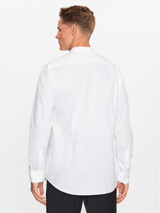 BOSS Boss Marškiniai 50484506 Balta Slim Fit