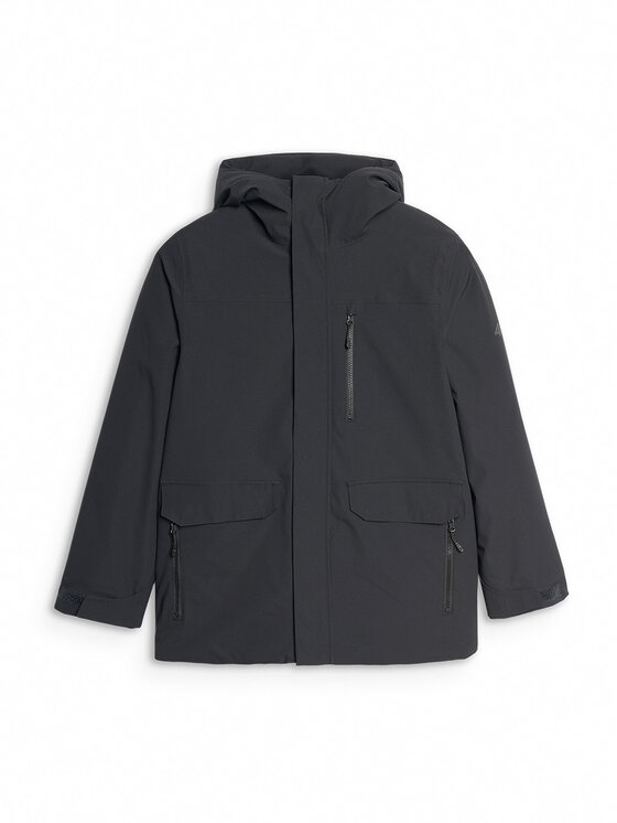 4F 4F Kurtka przejściowa OUTERWEAR Czarny Regular Fit