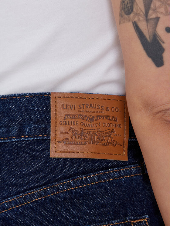 Levi's® Levi's® Traperice Ribcage A6081-0019 Tamnoplava Wide Leg