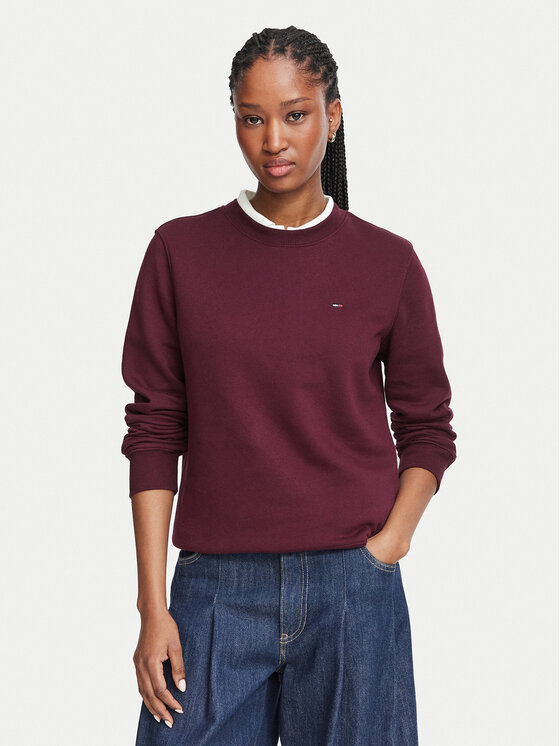 Tommy Jeans Tommy Jeans Jopa DW0DW19959 Bordo rdeča Regular Fit