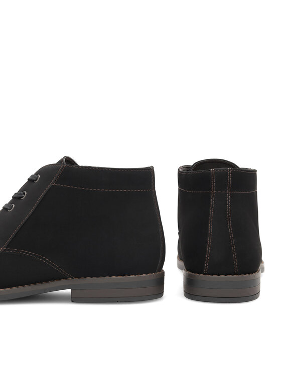 Lanetti Lanetti Schnürschuhe MYL8489-1 Schwarz