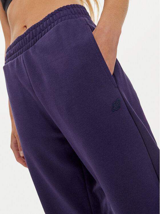 4F 4F Sportinės kelnės Unisex 4FWAW24TTROU0826 Tamsiai mėlyna Loose Fit