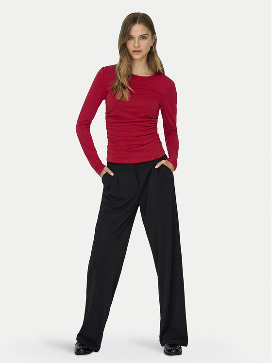 ONLY ONLY Bluse Free Life 15365605 Rot Regular Fit