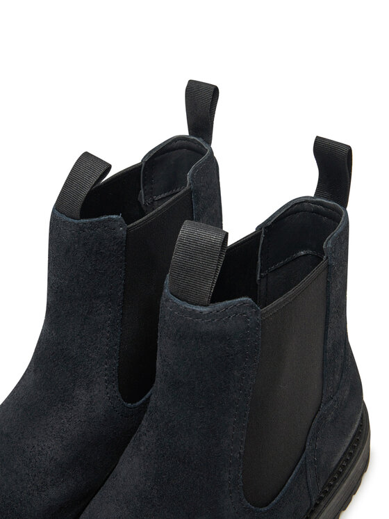 Clarks Clarks Kotníková obuv s elastickým prvkem Clarkridge Top 26179722 Černá