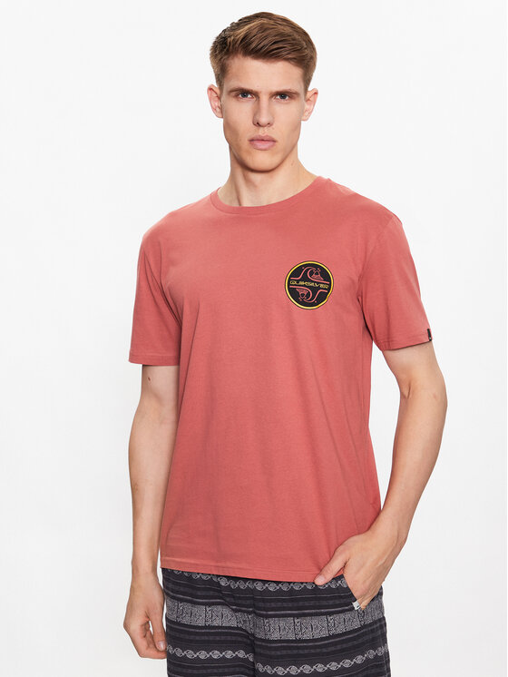 Quiksilver Quiksilver Тишърт Core Bubble EQYZT07232 Оранжев Regular Fit