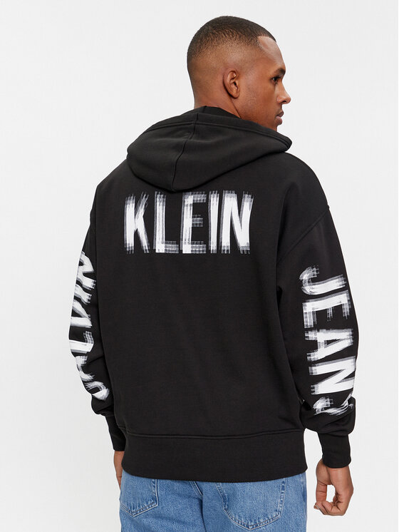 Calvin Klein Jeans FOIL LOGO FUTURE - Sweatshirt - black - Zalando.de