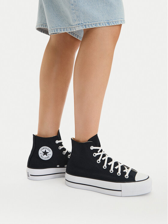 Converse Converse Modne superge Chuck Taylor All Star Lift Hi 560845C Črna