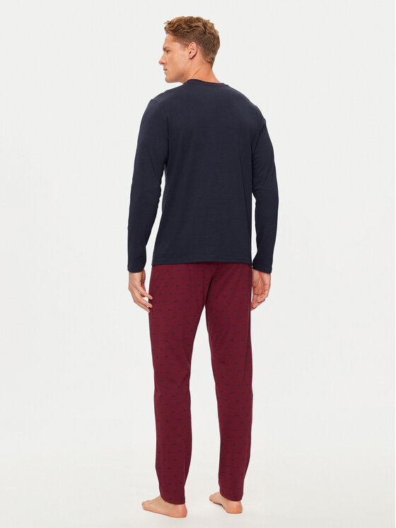 Henderson Henderson Πιτζάμα Hope 41915 Σκούρο μπλε Regular Fit