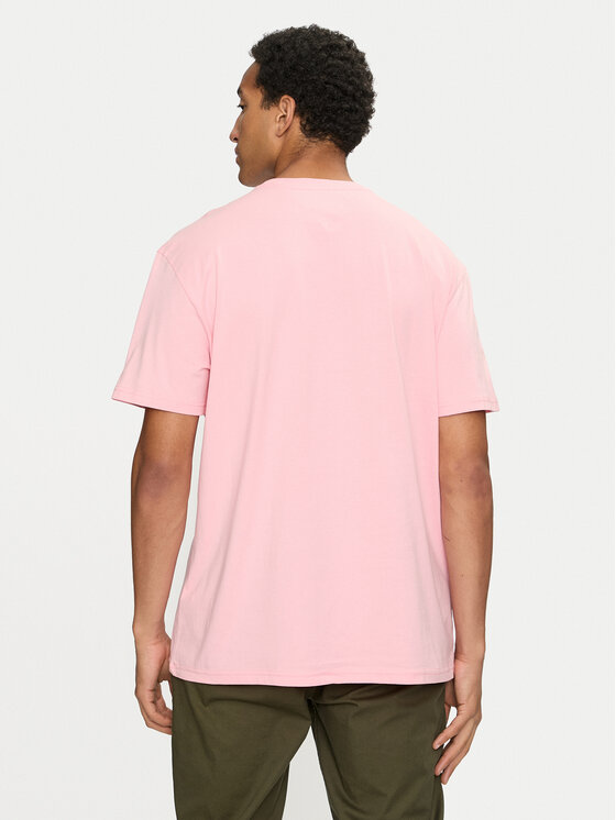 Tommy Jeans Tommy Jeans T-Shirt Linear Logo DM0DM17993 Różowy Regular Fit