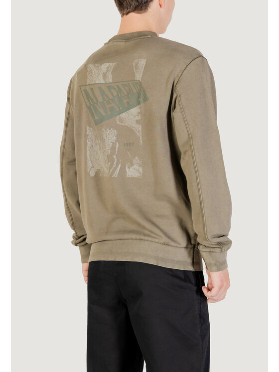 Napapijri Napapijri Felpa B-AREN C Verde Casual Fit