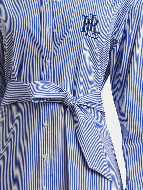 LAUREN RALPH LAUREN LAUREN RALPH LAUREN Košilové šaty 200963845001 Modrá Straight Fit