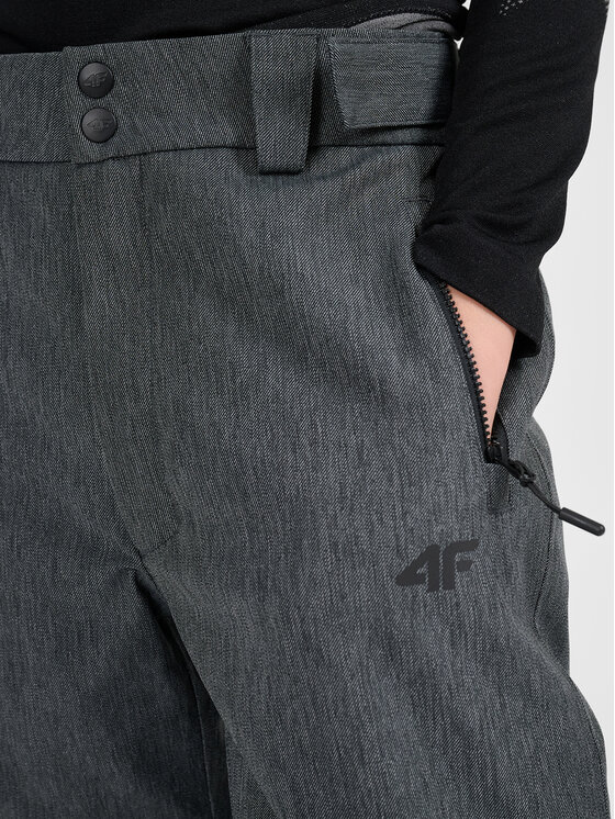 4F 4F Spodnie snowboardowe SNOWBOARD Czarny Regular Fit