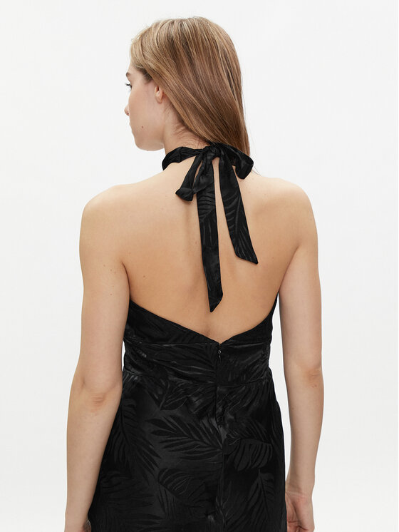 Guess Guess Õhtune kleit Sl Aubree W4GK60 WFDF0 Must Regular Fit