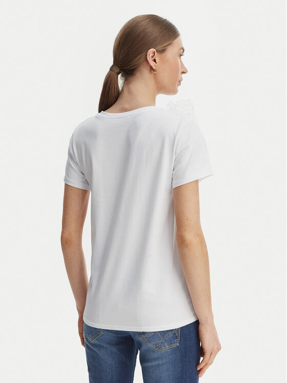 Rinascimento Rinascimento T-Shirt CFC0128080003 Biały Regular Fit