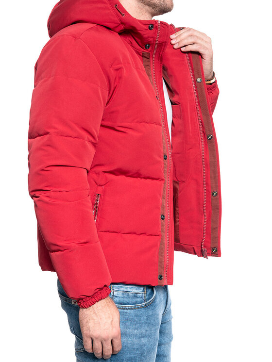 Wrangler Wrangler Giubbotto invernale THE BODYGUARD Rosso Regular Fit