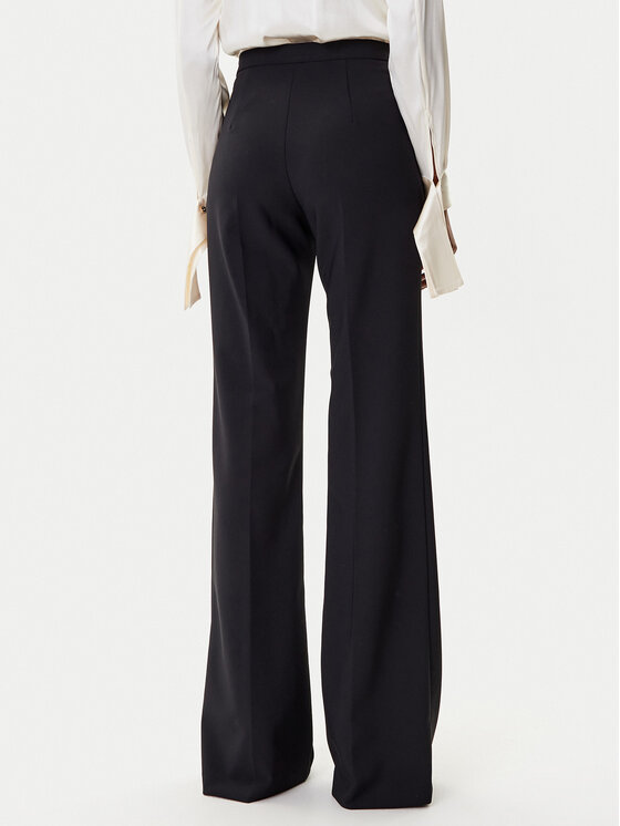 Elisabetta Franchi Elisabetta Franchi Παντελόνι υφασμάτινο PA-121-56E2-V380 Μαύρο Regular Fit
