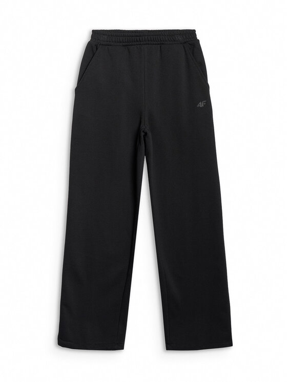 4F 4F Spodnie dresowe URBAN COMMUTER Czarny Oversize