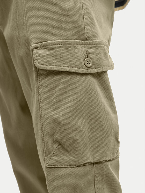 Jack & Jones Jack & Jones Pantaloni din material Stace Arthur 12282388 Kaki Regular Fit