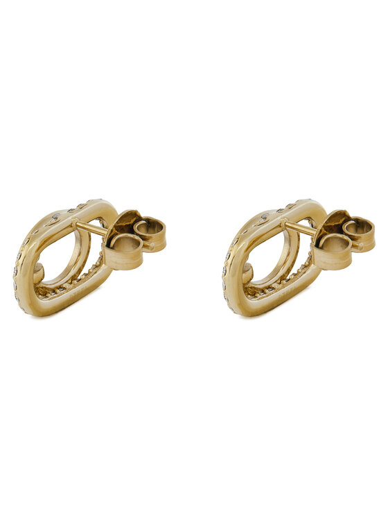 Guess Guess Zestaw bransoletka i kolczyki JUBS04 693JW Złoty