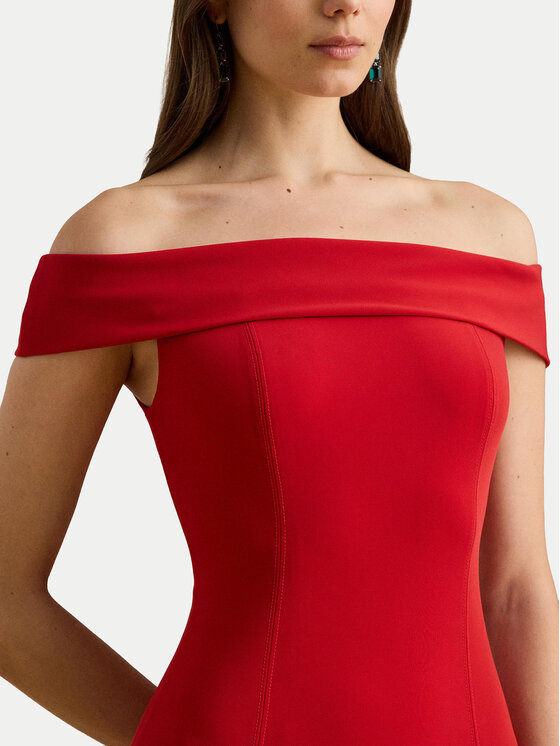 LAUREN RALPH LAUREN LAUREN RALPH LAUREN Sukienka wieczorowa 253982109004 Czerwony Slim Fit