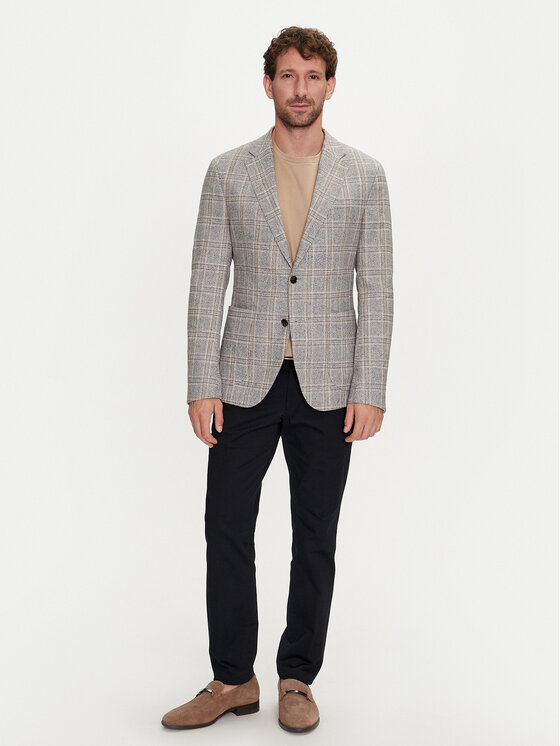 JOOP! JOOP! Marynarka 17 JB-47Hoverest 30042862 Szary Slim Fit