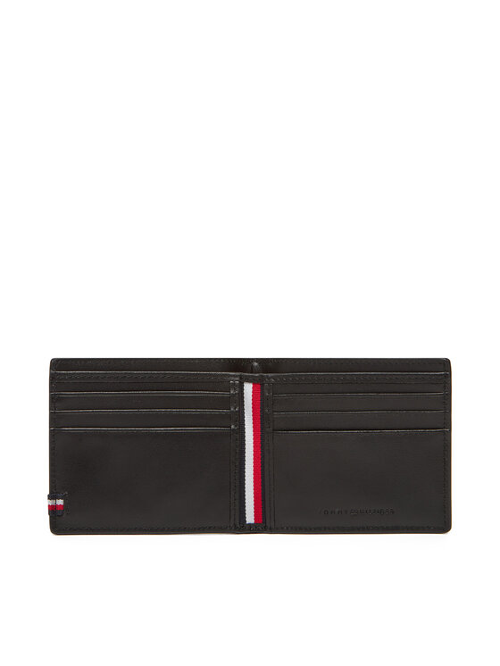 Tommy Hilfiger Tommy Hilfiger Μεγάλο Πορτοφόλι Ανδρικό Th Foundation Mini Cc Wallet AM0AM13507 Μαύρο
