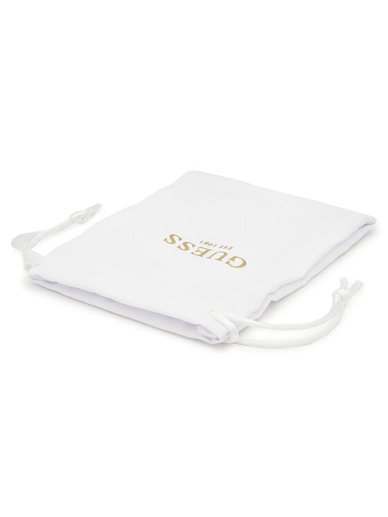 Guess Guess Auskarai Circle Lights JUBE03 160JW Sidabrinis rodžio padengimas