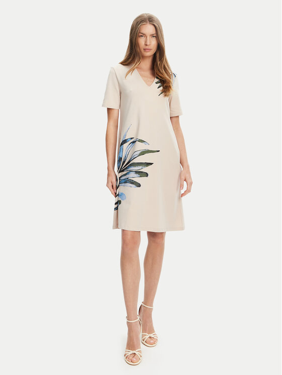 Tatuum Tatuum Rochie de zi Radis T2509.197 Bej Regular Fit