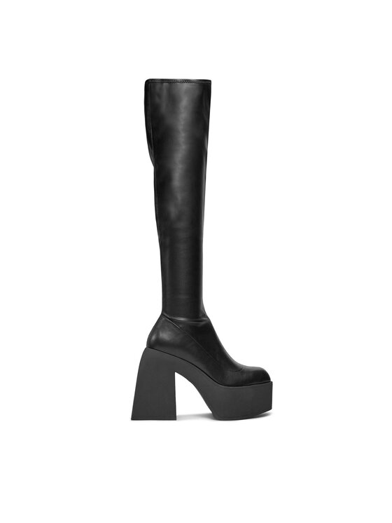 Cizme lungi muschetar Steve Madden Tremec Boot SM11002607 SM11002607-001 Negru