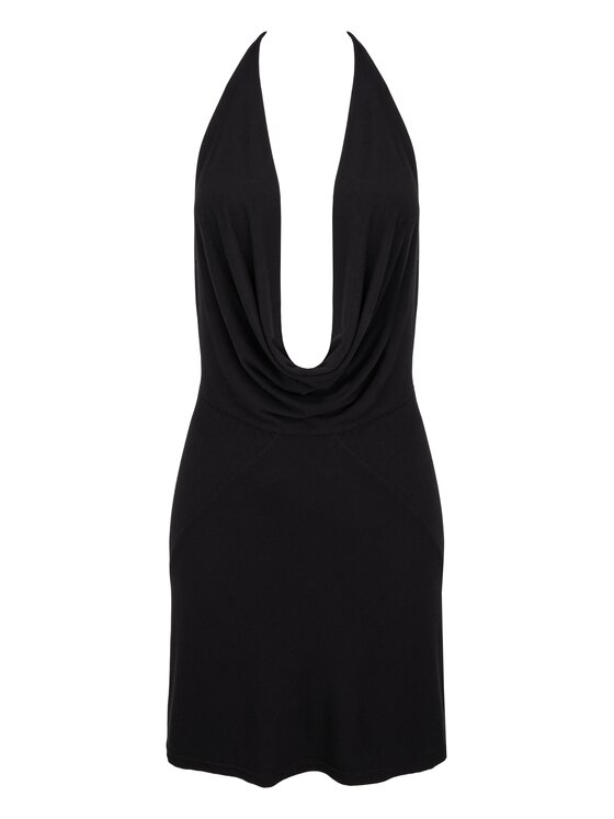 MAI MAI Sukienka dzianinowa NESSA Czarny Feminine Fit