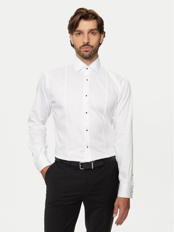 KARL LAGERFELD KARL LAGERFELD Риза 605036 544602 Бял Modern Fit