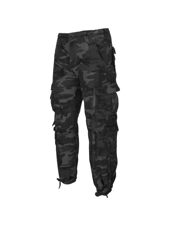 Brandit Brandit Spodnie materiałowe 1003.4.6XL Czarny Cargo Fit