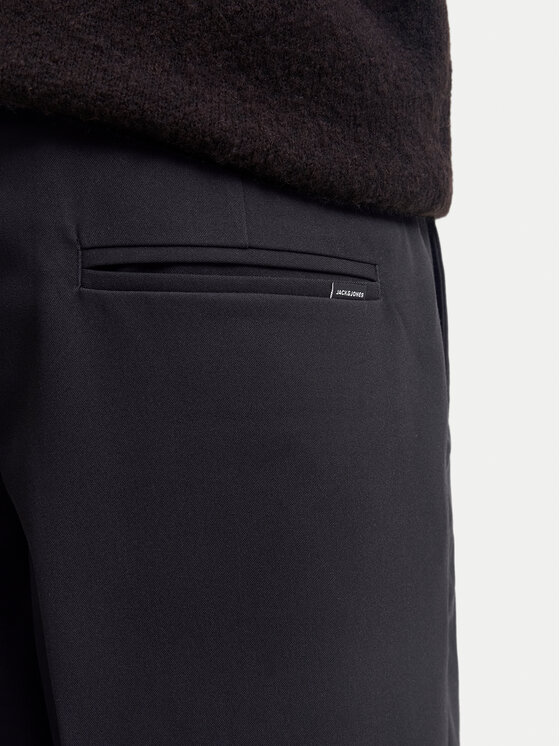 Jack & Jones Jack & Jones Chino nohavice Bill 12293368 Čierna Wide Leg