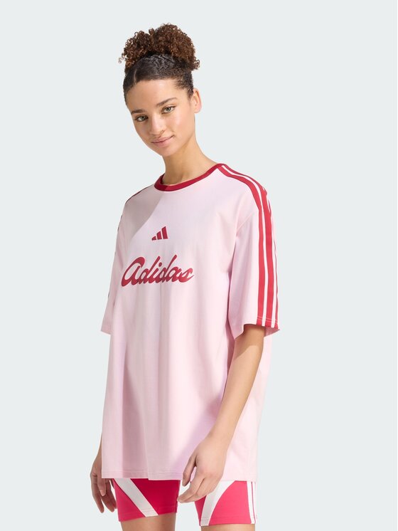 adidas adidas T-Shirt 165448 Biały Loose Fit
