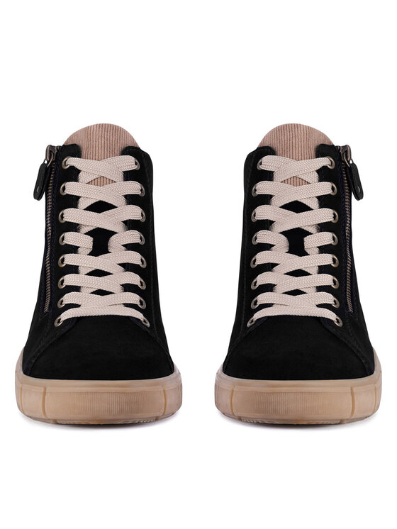 Remonte Remonte Schnürschuhe D1T70-03 Schwarz