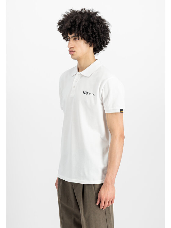 Alpha Industries Alpha Industries Tričko AI.106600-09-XL Biela Basic Fit